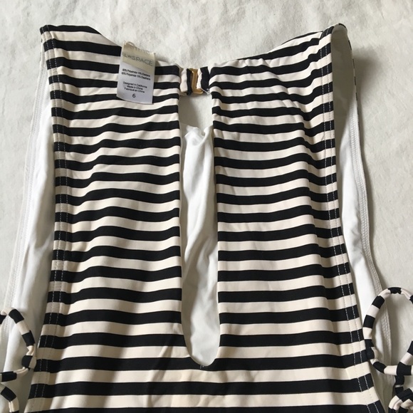 L*Space Laura One Piece Striped Swimsuit size 6 - Picture 3 of 12